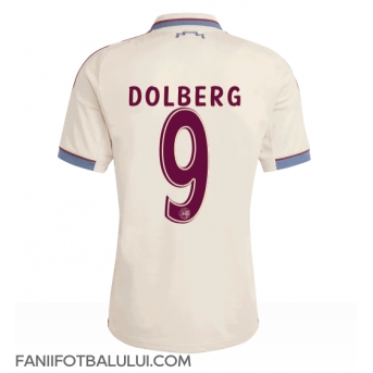 Ajax Kasper Dolberg #9 Tricou Fotbal Replică 2025-26 Barbati Treilea